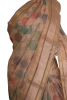 Pure Print Gold Silver Zari Soft Tussar Silk Saree